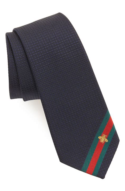 navy blue gucci tie